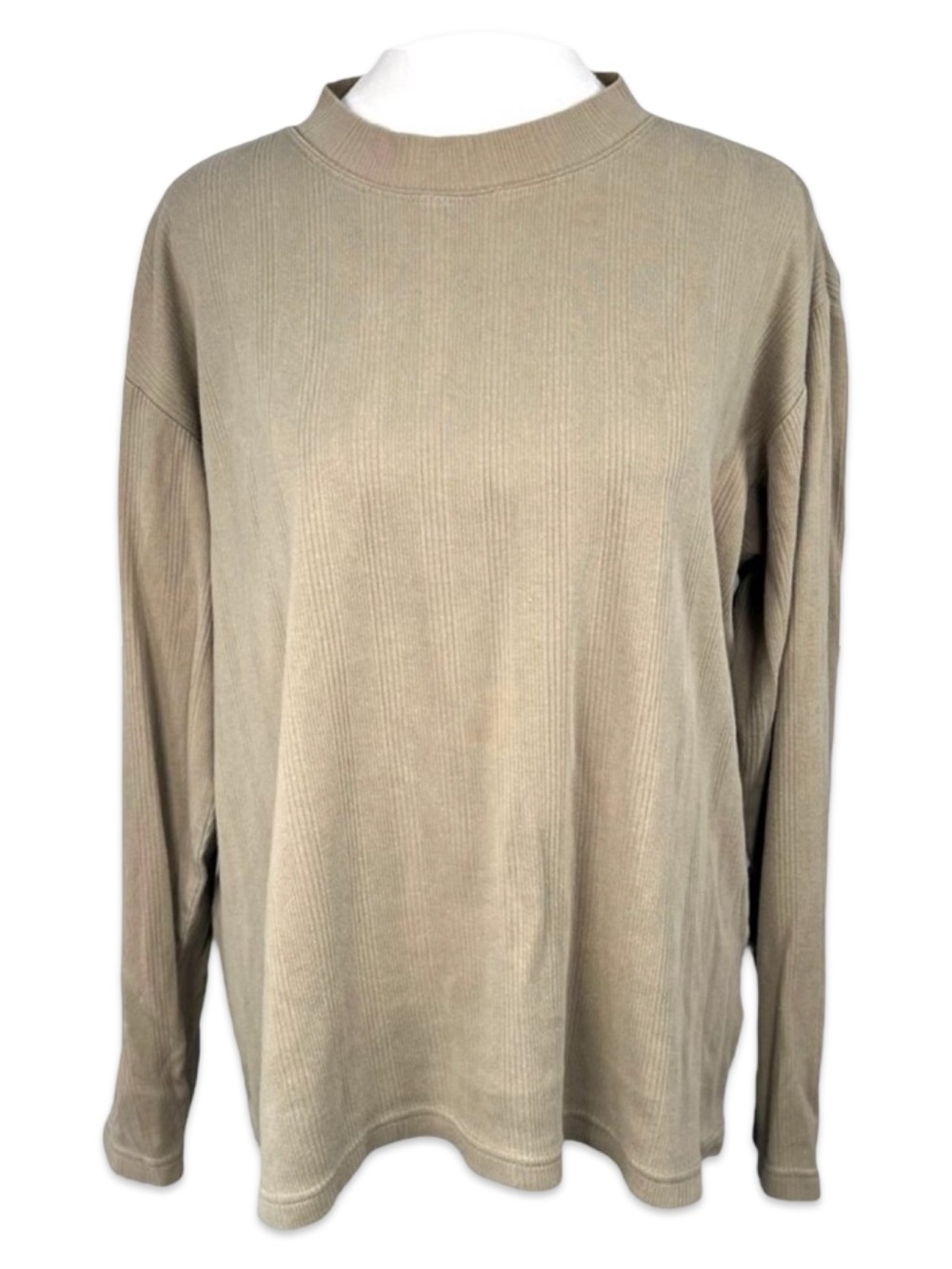 Northern Reflections Ribbed Top Olive Large - Picture 1 of 9